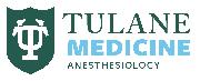Tulane School of Medicine, Department of Anesthesiology Logo